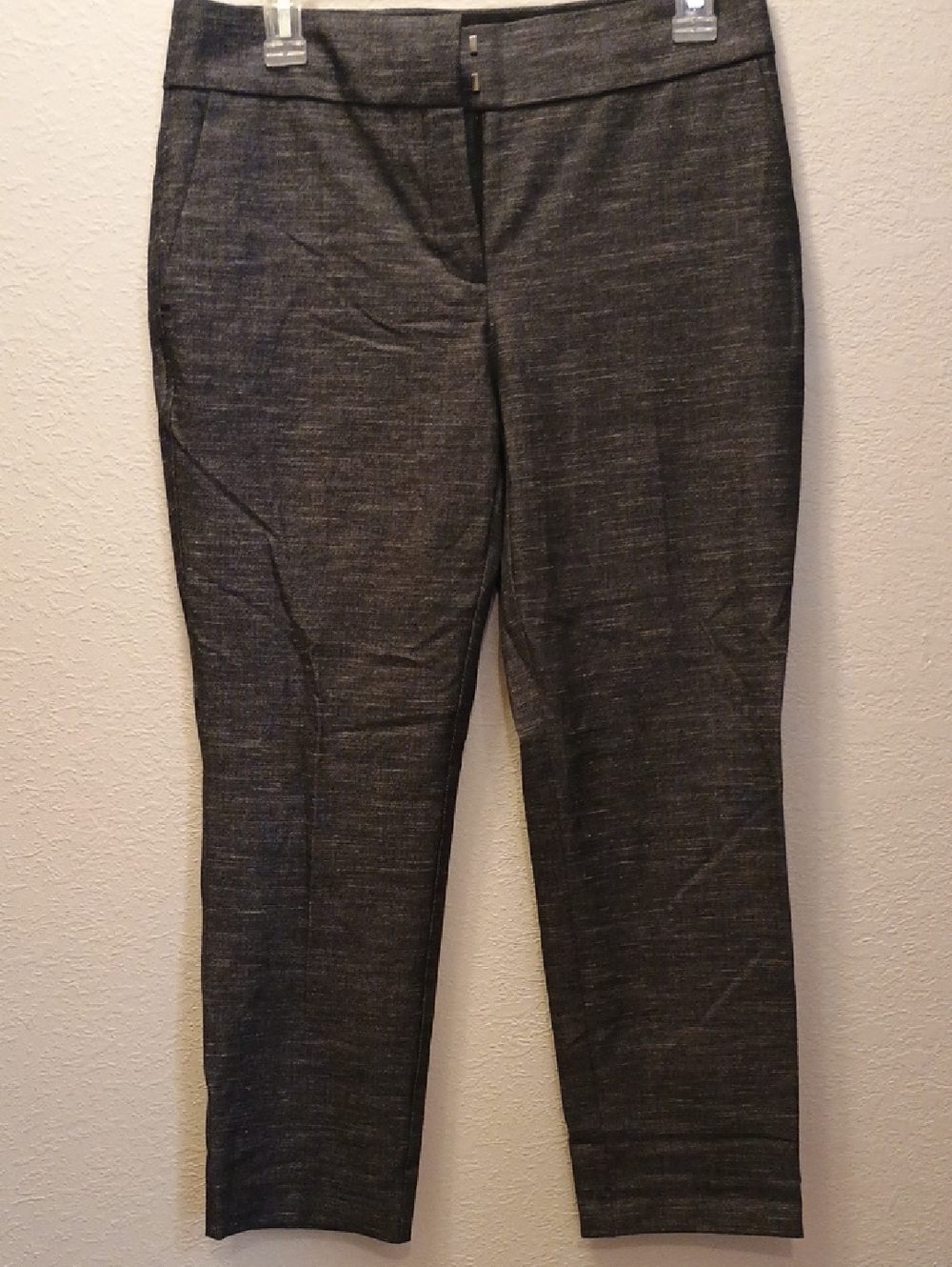LOFT Petite Women's Charcoal Dress Pants - Classic Straight Fit